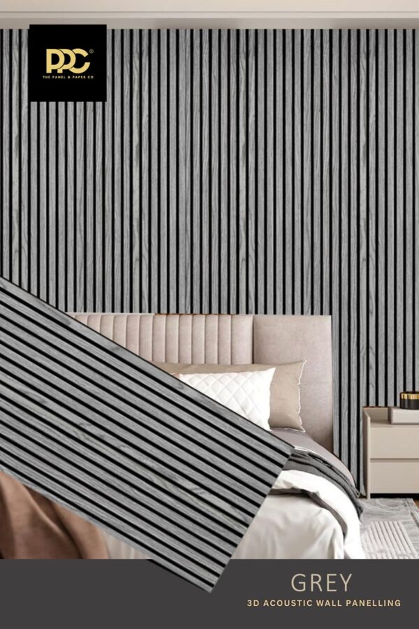 Grey Acoustic Wall Panel