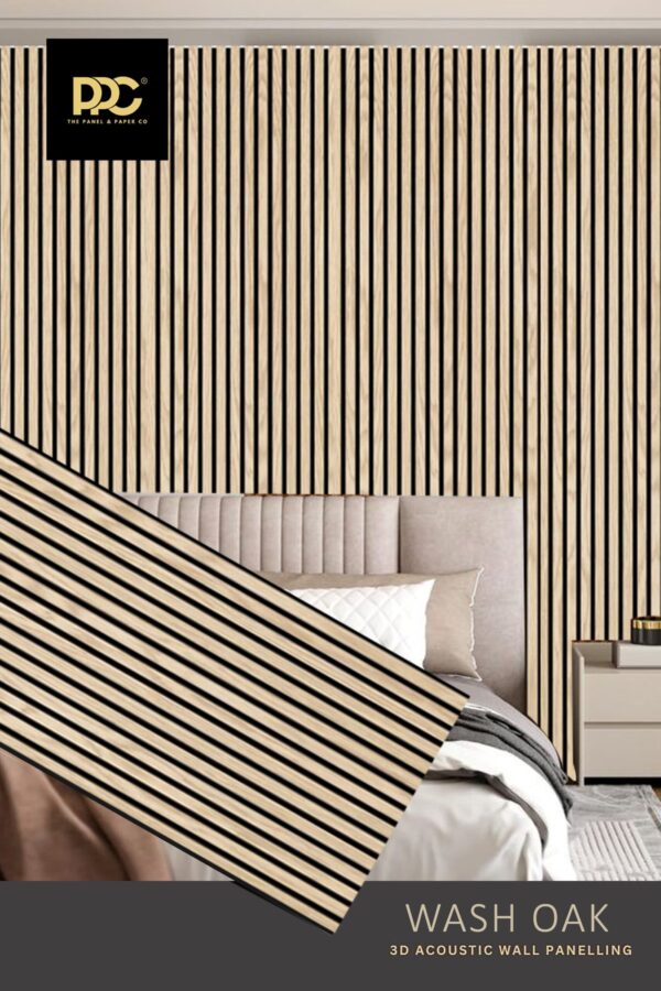 Wash Oak Acoustic Wall Panel