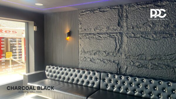 Charcoal Black Acoustic Wall Panel - Image 7