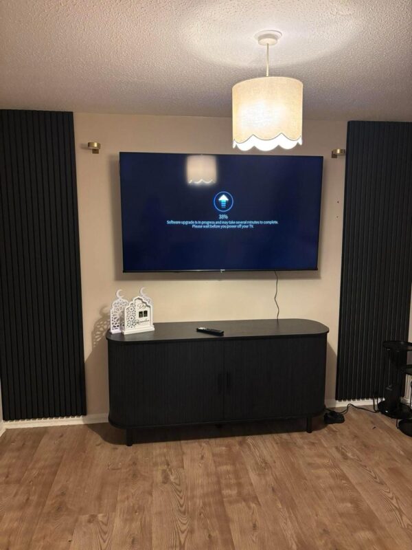 Charcoal Black Acoustic Wall Panel - Image 4