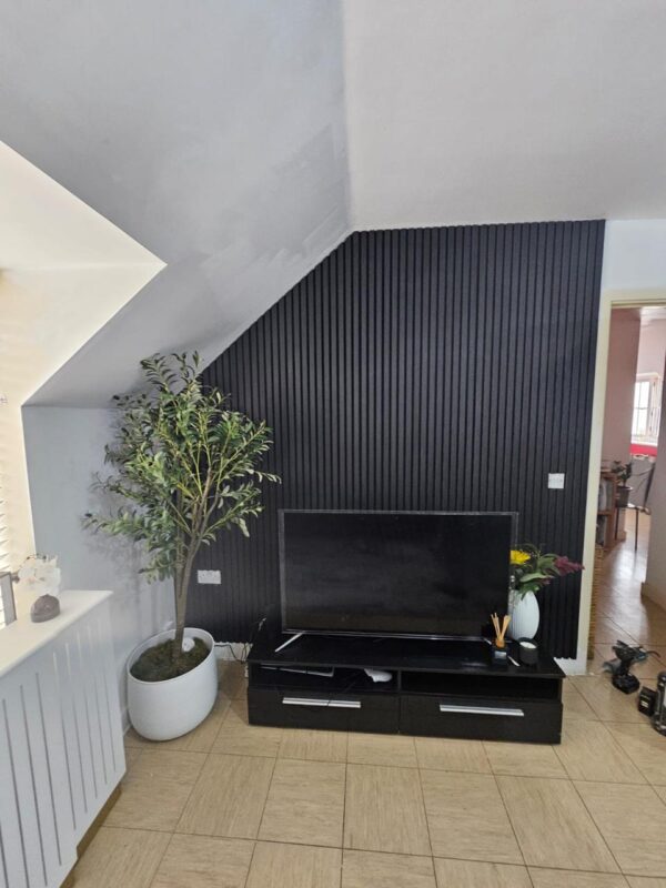 Charcoal Black Acoustic Wall Panel - Image 5